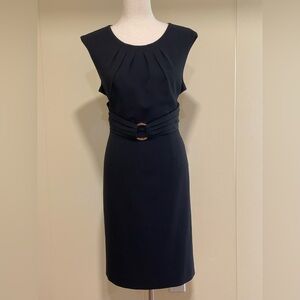 Chelsea Rose Black Sheath Dress Size 12